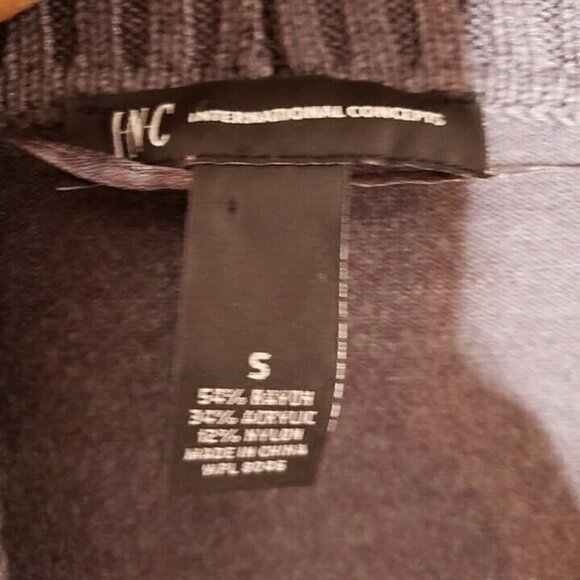 INC International Concepts Womens Grey Open Front Cardigan Sweater Small - Picture 4 of 5